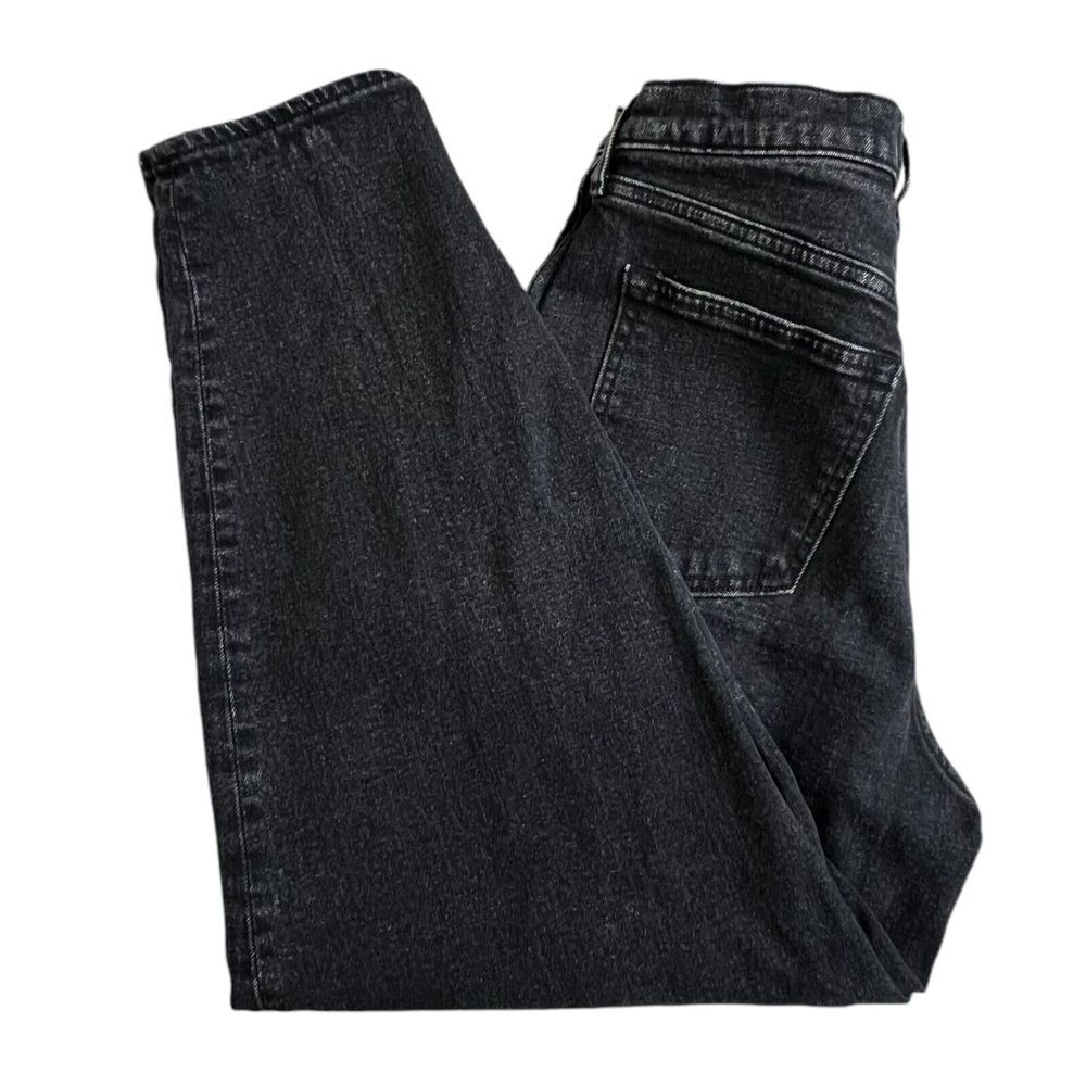 Abercrombie & Fitch Womens 8‎ Faded Black Ultra High Rise 80's Mom Jean